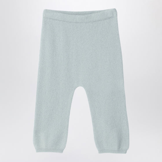 Il Gufo Light green wool leggings