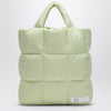 Il Gufo Lime yellow bag in microfibre nylon