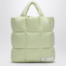  Il Gufo Lime yellow bag in microfibre nylon