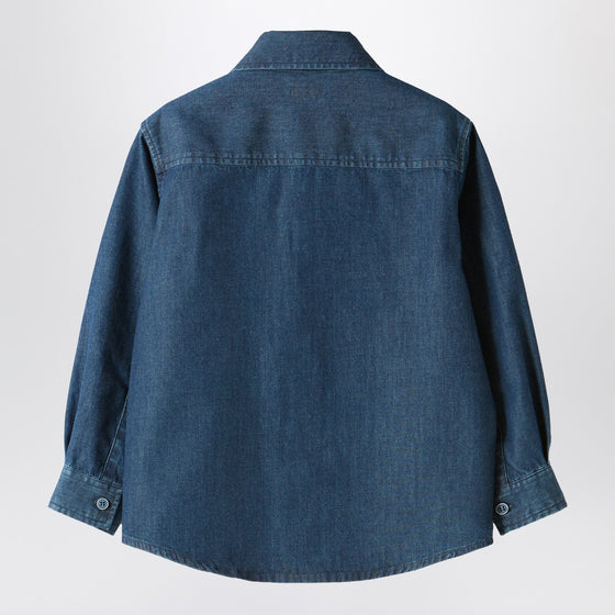 Il Gufo Blue denim shirt