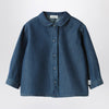 Il Gufo Baby shirt in blue denim
