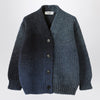 Il Gufo Blue gradient wool blend cardigan