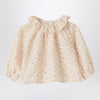 Teddy & Minou Cream blouse with floral print
