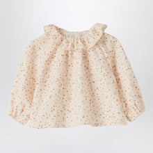  Teddy & Minou Cream blouse with floral print