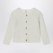  Teddy & Minou Milk-white wool-blend cardigan