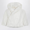 Teddy & Minou White hooded puffer jacket