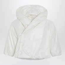  Teddy & Minou White hooded puffer jacket