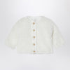 Teddy & Minou Milk-white shearling-effect jacket