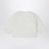 Teddy & Minou Milk-white shearling-effect jacket