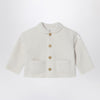 Teddy & Minou Ivory teddy-fabric jacket