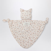  Teddy & Minou Cream floral doudou with kitten