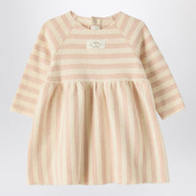  Teddy & Minou Pink striped cotton-blend dress