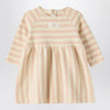 Teddy & Minou Pink striped cotton-blend dress