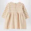 Teddy & Minou Pink striped cotton-blend dress