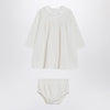 Teddy & Minou Milk white dress with matching bloomers