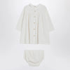 Teddy & Minou Milk white dress with matching bloomers
