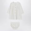 Teddy & Minou Milk white dress with matching bloomers
