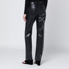 AGOLDE Black faux leather trousers