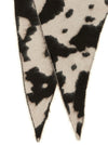 Guest In Residence Grizzly Cowhide Scarf
