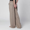 AGOLDE Shaw Flyweight drawstring wide-leg jeans in brown