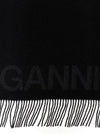 Ganni Maxi Logo Scarf
