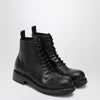 Dolce & Gabbana Dolce&Gabbana Black lace-up leather ankle boot