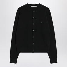  Acne Studios Black yak wool cardigan
