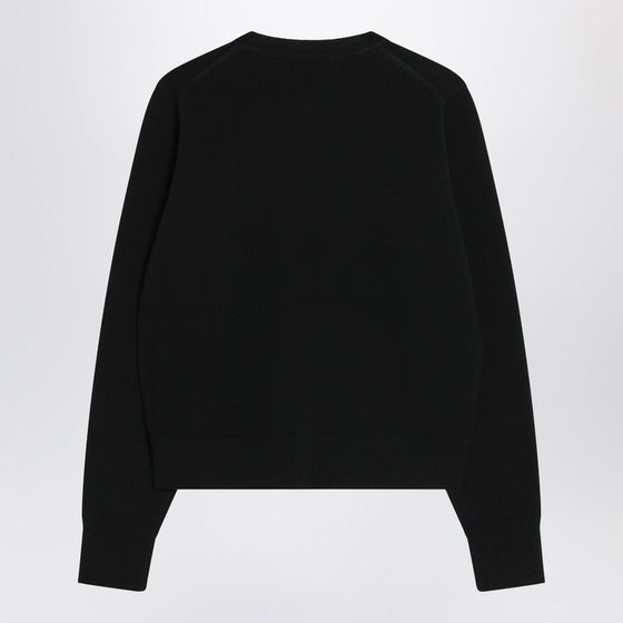 Acne Studios Black yak wool cardigan