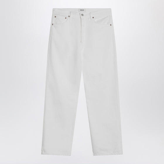 AGOLDE White jeans in regenerated denim