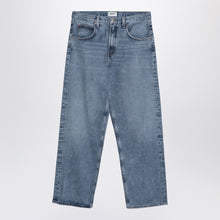  AGOLDE Light blue baggy jeans in organic denim