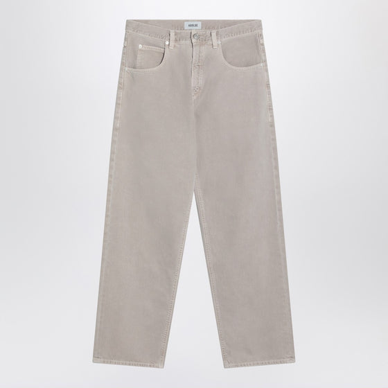 AGOLDE Beige jeans in regenerated denim