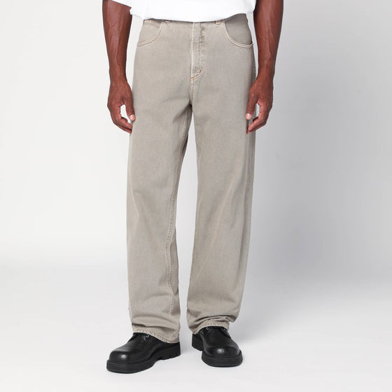AGOLDE Beige jeans in regenerated denim