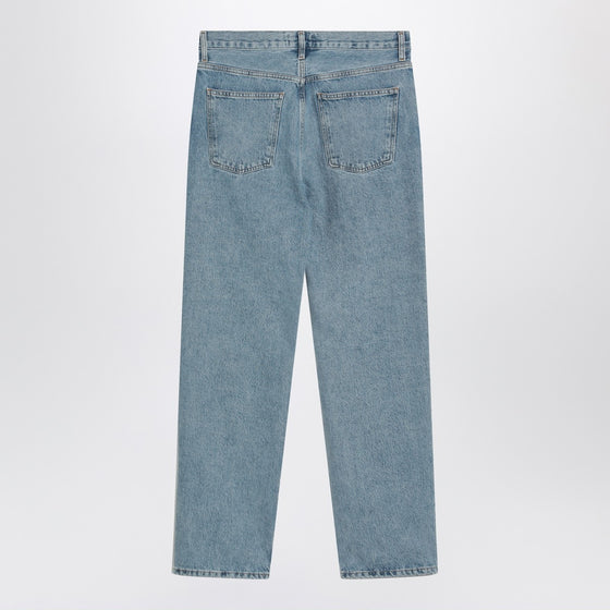 AGOLDE Light blue jeans in regenerated denim