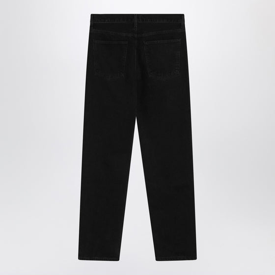 AGOLDE Black jeans in regenerated denim