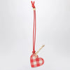 GANNI Heart-shaped mirror Bou red