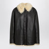 Acne Studios Shearling shirt jacket coffe brown