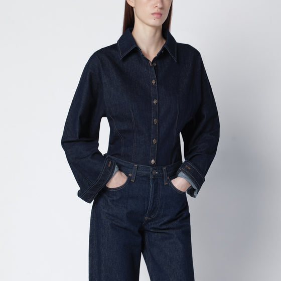 AGOLDE Dark indigo denim shirt
