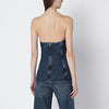 AGOLDE Blue Lara denim corset