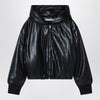 Acne Studios Hooded faux leather jacket