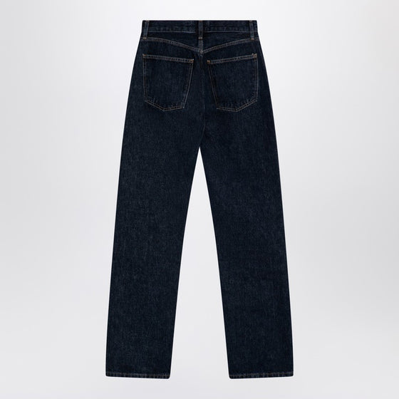 AGOLDE Dark blue jeans in organic denim