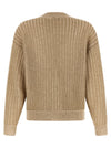 Peserico Waffle Lamé Cardigan