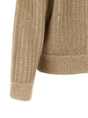 Peserico Waffle Lamé Cardigan