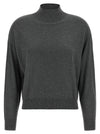 Peserico Lamé Thread Turtleneck Sweater