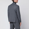 Lardini Grey wool double-breasted jacket
