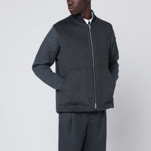  Lardini Grey wool zip gilet