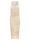 Elisabetta Franchi Logo Embroidery Dress