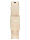 Elisabetta Franchi Logo Embroidery Dress