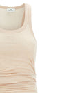 Elisabetta Franchi Logo Embroidery Dress