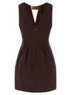 Elisabetta Franchi Metal Plaque Dress
