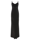 Elisabetta Franchi Red Carpet Satin Dress